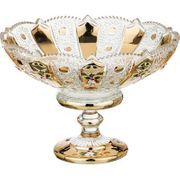 ФРУКТОВНИЦА НА НОЖКЕ "ГОЛДЕН" ДИАМЕТР=25 СМ. ВЫСОТА=17 СМ. (КОР=6ШТ.) (10216120/290717/0048166/2, КИ