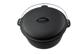 Казан чугунный с крышкой 6л DECO XG508