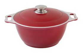 Кастрюля KUKMARA "Традиция" 3л для плова (бордо) - к31б