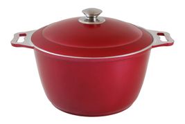 Кастрюля KUKMARA "Традиция" 6л для плова (бордо) - к63б