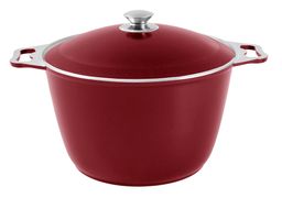 Кастрюля KUKMARA "Традиция" 8л для плова (бордо) - к81б