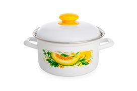 Кастрюля эмалированная 2л "Дынный фреш" Лысьва - С-1510АП2/4