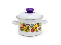 Кастрюля 2л "Фиалки" ЛЫСЬВА С-1610АП2/4