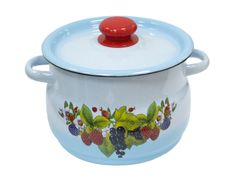 Кастрюля сферическая 4л с тонированием СТАЛЬЭМАЛЬ - С1912.13