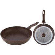 Сковорода DECO 28см индукционная, кованая, 4мм, антипр.покр. ILAG PREMIUM (браун-браун) HUR-A-15197