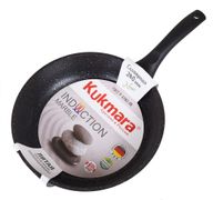 Сковорода 240мм с ручкой АП, (темный мрамор), линия "Marble Induction" смти240а