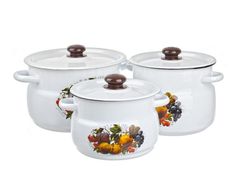 Набор 11 белый Йогурт СТАЛЬЭМАЛЬ - N11B44