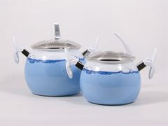 Набор эмалированной посуды "Ватерлиния" Лысьва - С-177САП/8Гл