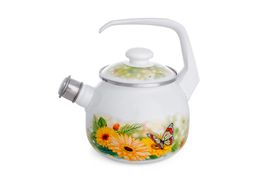 Чайник эмалированный 2,5л "Золотая осень" Лысьва - С-2711АП/6ДРч