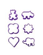 Форма для печенья (6шт), пластмассовая DECO PPC7K