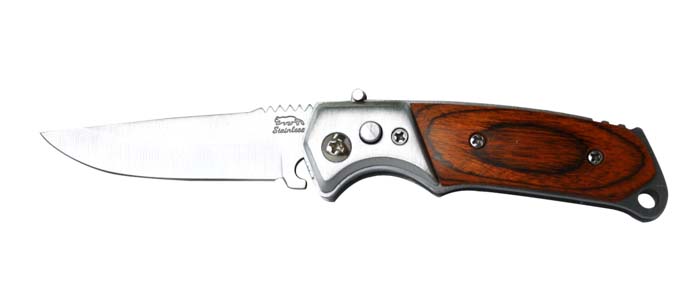 Как разобрать раскладной нож с деревянной ручкой